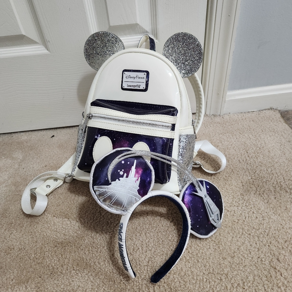 Disney loungefly backpack and ears